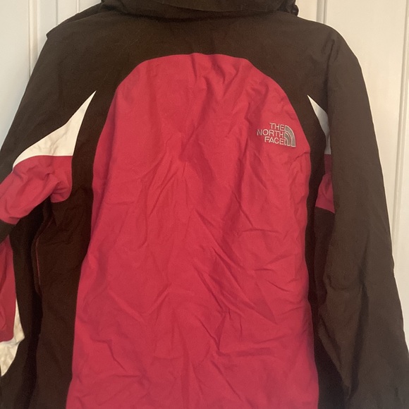 The North Face Hyvent Hooded Jacket Women’s Sz S/P Pink and Brown - Picture 10 of 13